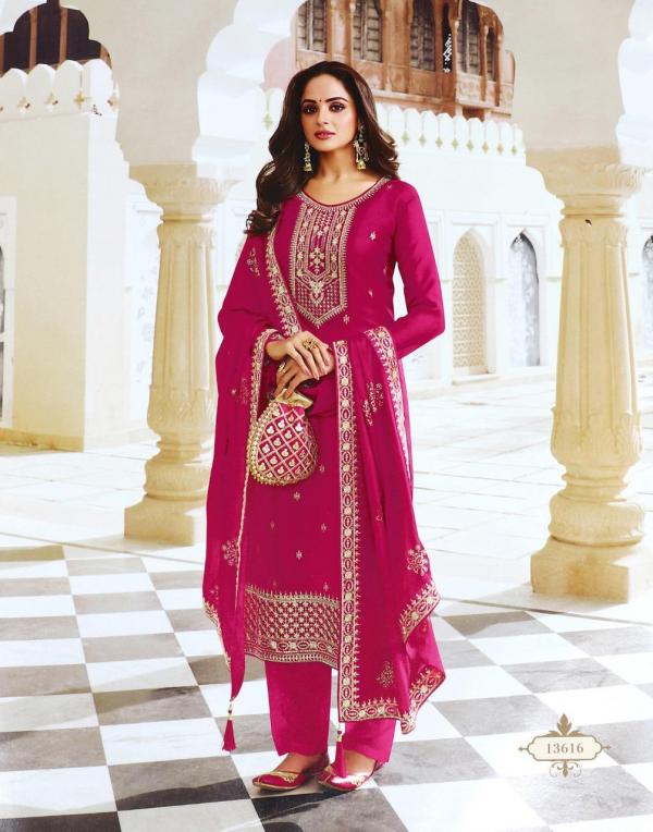 Sanam 13611 To 13616 Series Georgette Embroidery Salwar Suits